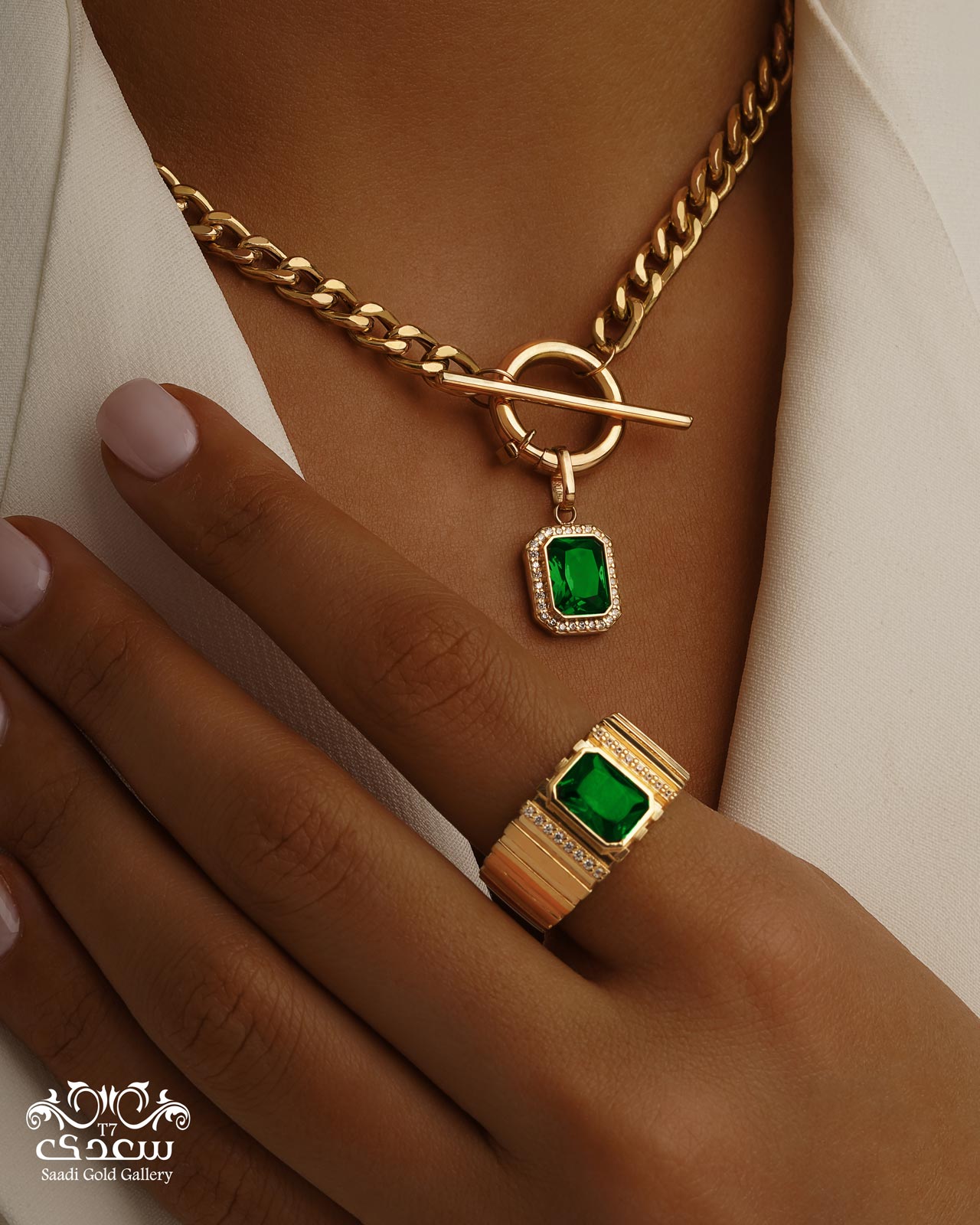 necklace and ring