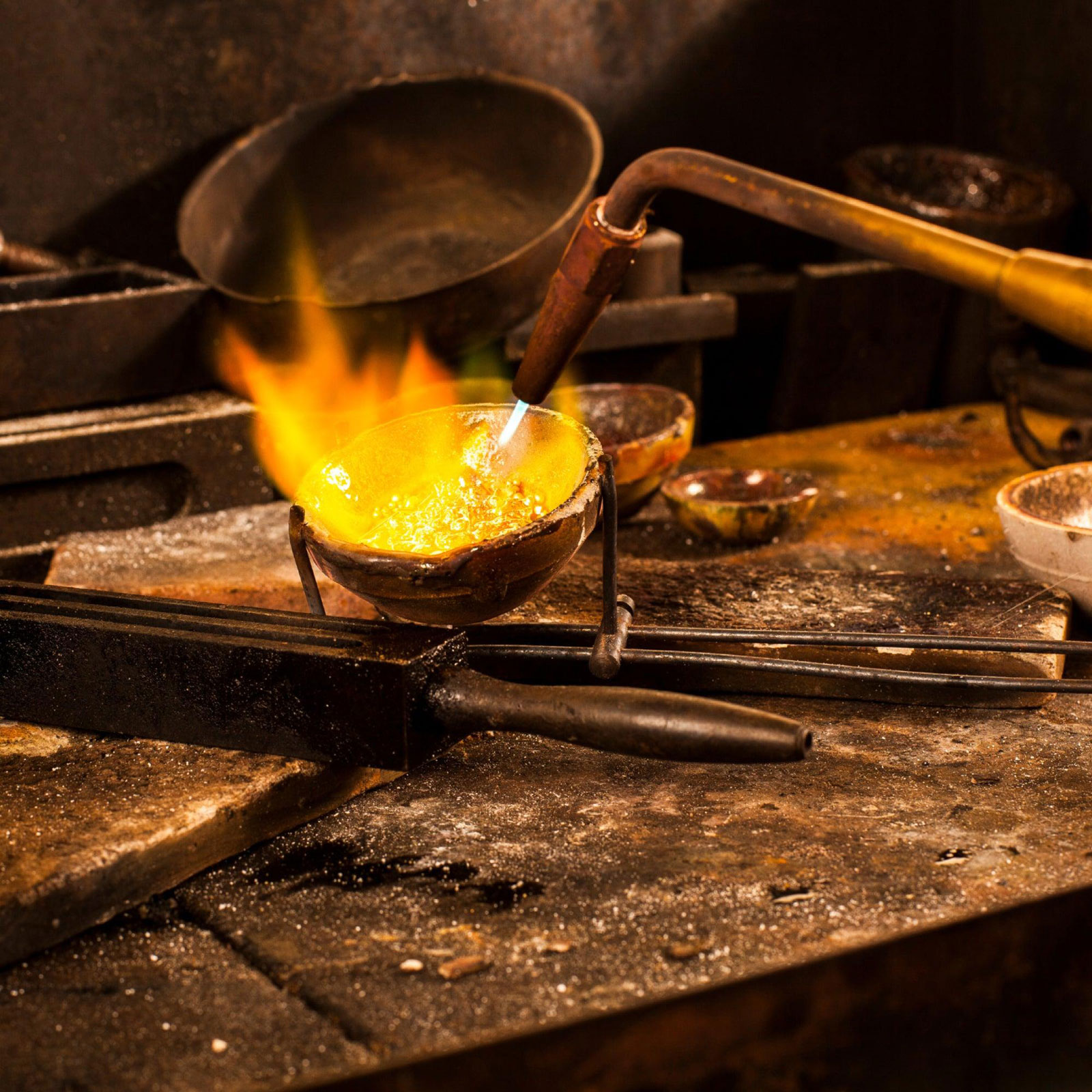 GOLD-CASTING