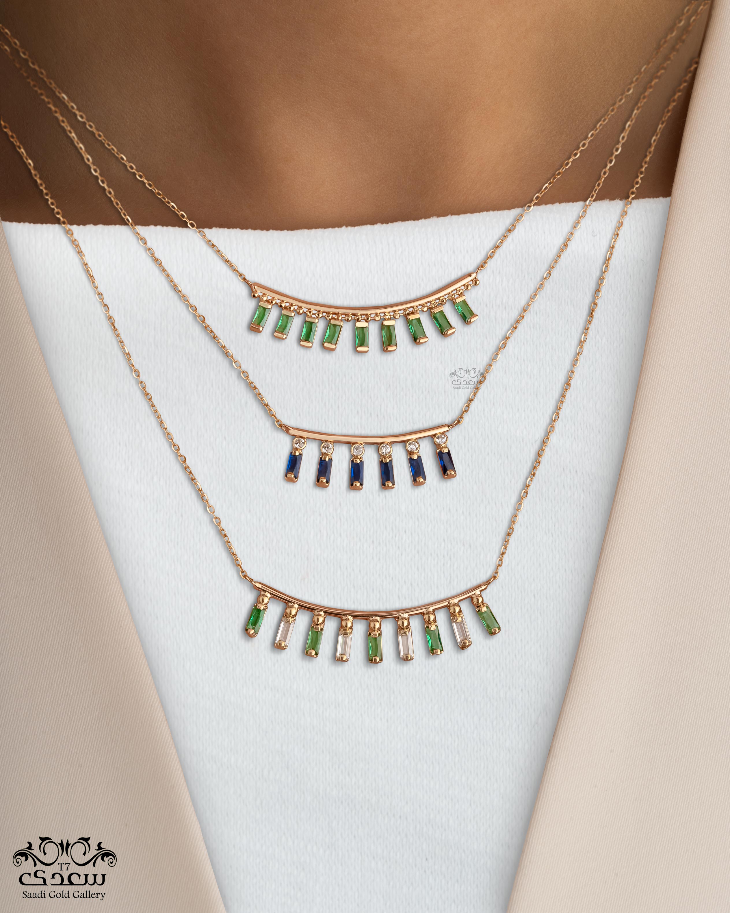 gold necklace